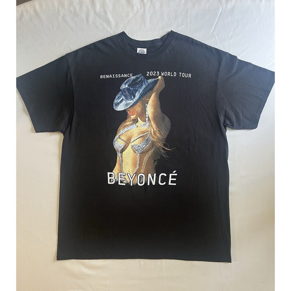 Beyoncé Renaissance 2023 World Tour Black T-Shirt XL Men Unisex Western Hip Hop
